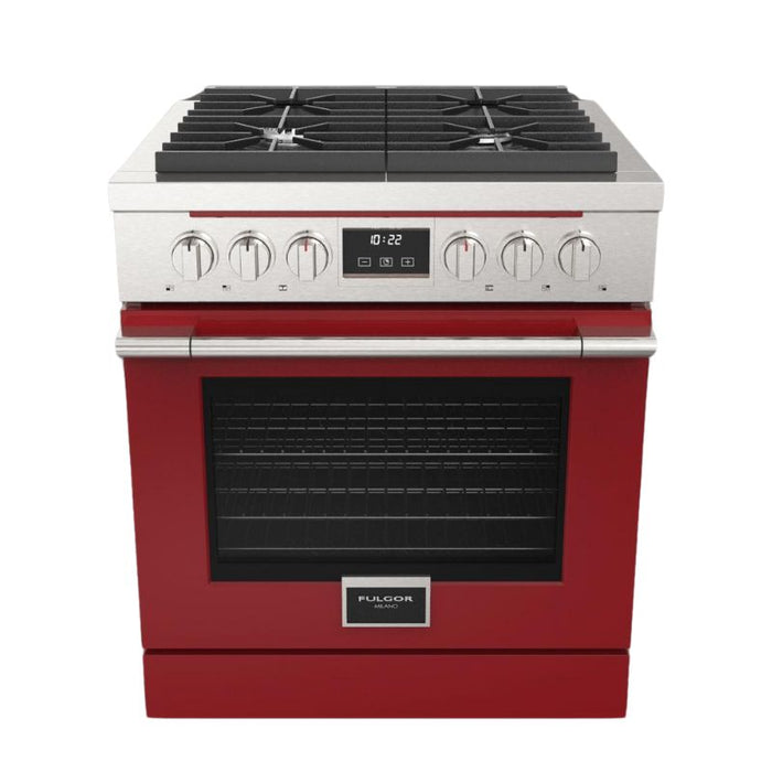 Fulgor Milano 30-Inch Accento Range Door Color Kit, Red