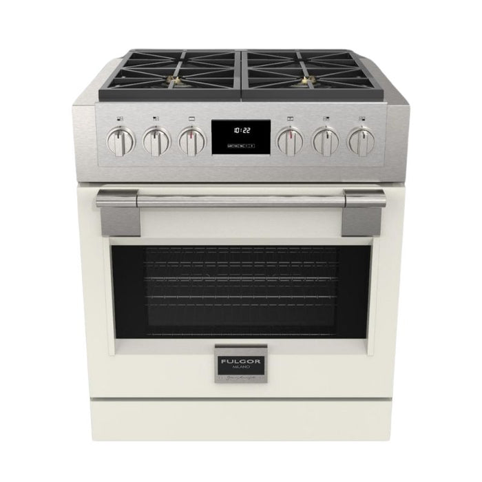 Fulgor Milano 30-Inch Pro Range Door Color Kit, White