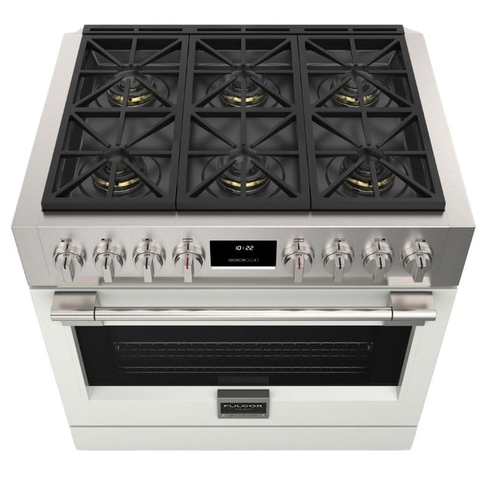 Fulgor Milano 36-Inch Pro Range Door Color Kit, White