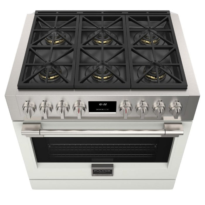 Fulgor Milano 36-Inch Pro Range Door Color Kit, Matte White