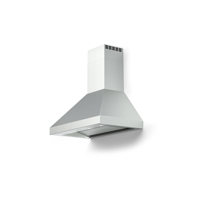 Verona 48-Inch Designer Series Chimney Wall Mount Range Hood with 1200 CFM, 4 Speed Fan and LED Lighting