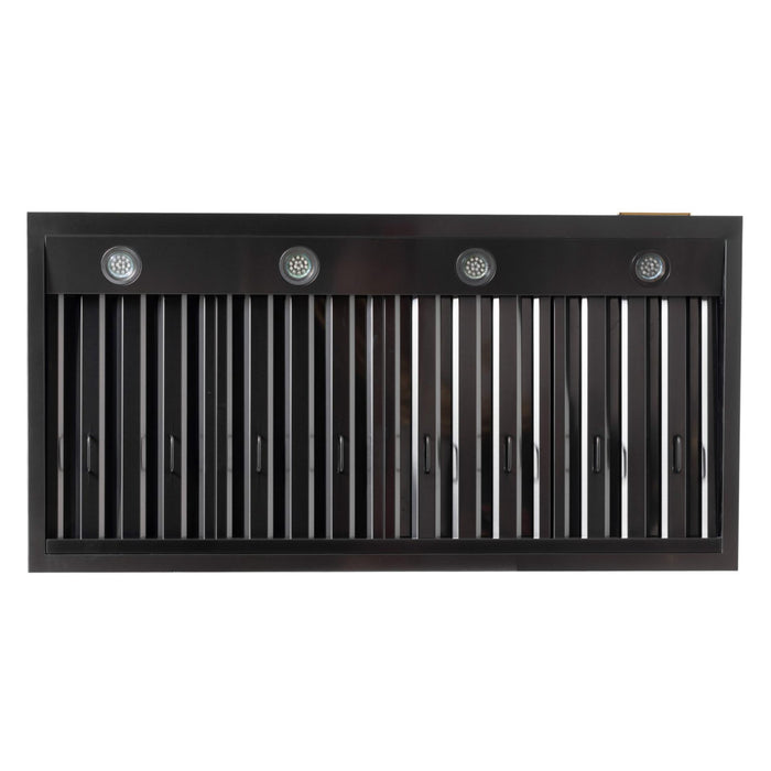 Kucht KRH 483A Under Cabinet Range Hood in Dark Titanium Stainless Steel