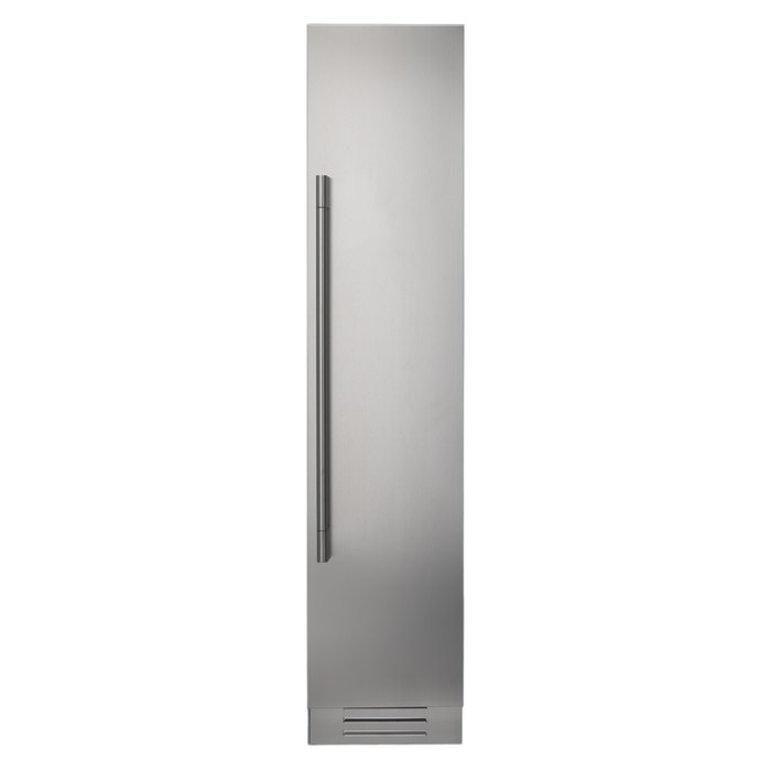 Fulgor Milano 8.22 cu.ft Pro Column Freezer, 700 Series, RH, Stainless Cladded, Bottom Compressor, Metal Interior, Ice Maker, Includes Pro Handle & Badge Accessory
