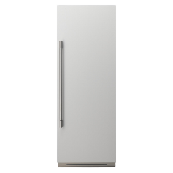 Fulgor Milano 17.44 cu.ft Pro Integrated Column Refrigerator, 700 Series, RH, Overlay, Bottom Compressor, Metal Interior, Soft-Closing Stainless Crispers