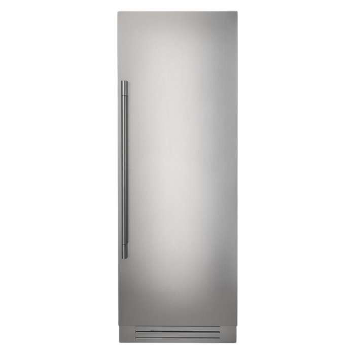 Fulgor Milano 17.44 cu.ft Pro Column Refrigerator, 700 Series, RH, Stainless Cladded, Bottom Compressor, Metal Interior, Stainless Soft-Closing Crispers, Includes Pro Handle & Badge Accessory