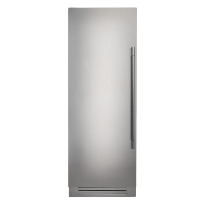 Fulgor Milano 17.44 cu.ft Pro Column Refrigerator, 700 Series, LH, Stainless Cladded, Bottom Compressor, Metal Interior, Stainless Soft-Closing Crispers, Includes Pro Handle & Badge Accessory