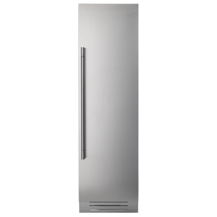 Fulgor Milano 12.67 cu.ft Pro Column Freezer, 700 Series, RH, Stainless Cladded, Bottom Compressor, Metal Interior, Ice Maker, Includes Pro Handle & Badge Accessory