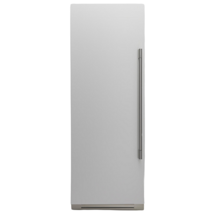 Fulgor Milano 16.87 cu.ft Pro Integrated Column Freezer, 700 Series, LH, Overlay, Bottom Compressor, Metal Interior, Ice Maker