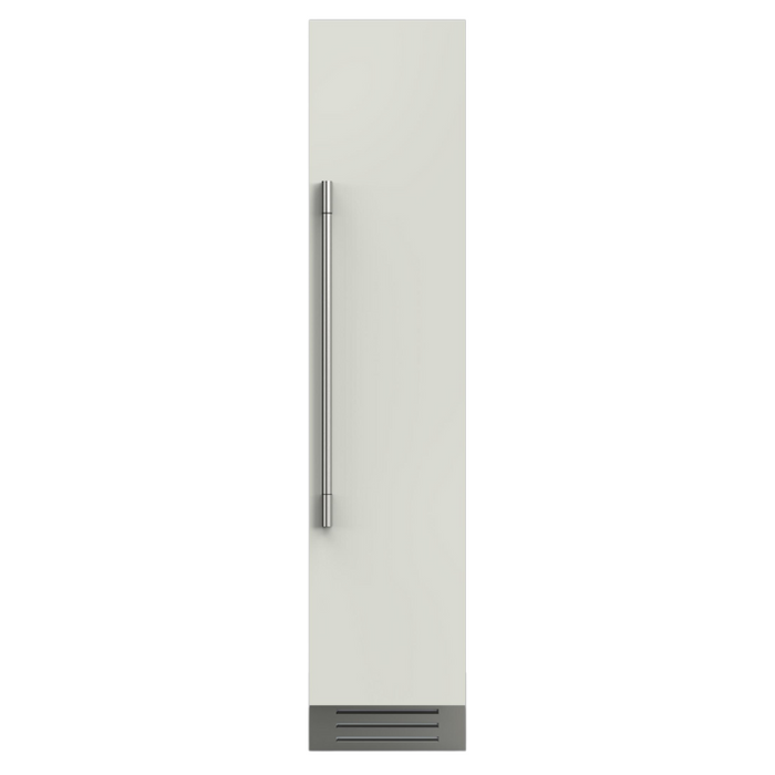 Fulgor Milano 8.22 cu.ft Pro Integrated Column Freezer, 700 Series, RH, Overlay, Bottom Compressor, Metal Interior, Ice Maker