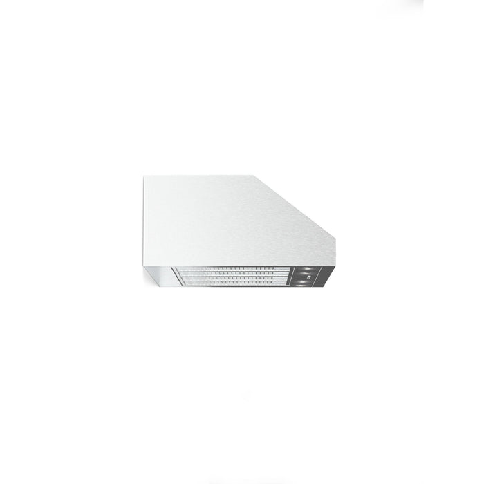 Verona 48-Inch Designer Series Low Profile Wall Mount Range Hood with 1200 CFM, 4 Speed Fan and LED Lighting