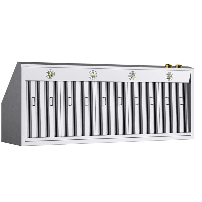 Kucht KRH600-GL Under Cabinet Range Hood in Dark Titanium Stainless Steel