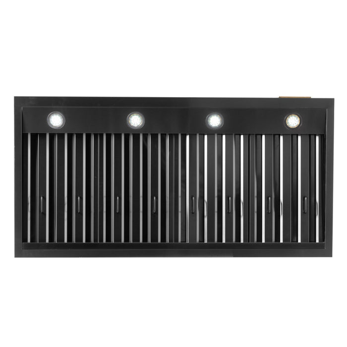 Kucht KRH 483A Under Cabinet Range Hood in Dark Titanium Stainless Steel