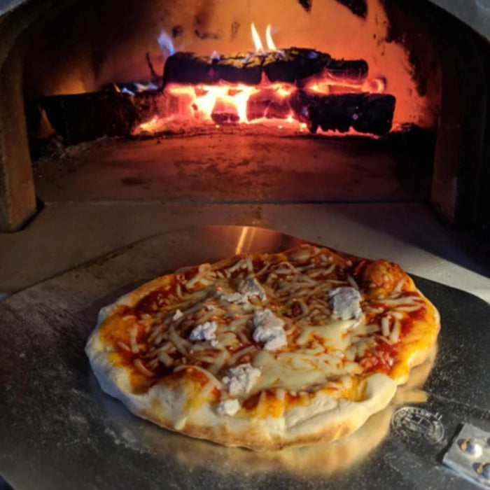 Chicago Brick Oven CBO-750 Hybrid DIY Kit Built-In Commercial Natural Gas & Wood-Fired 6-Piece Pizza Oven