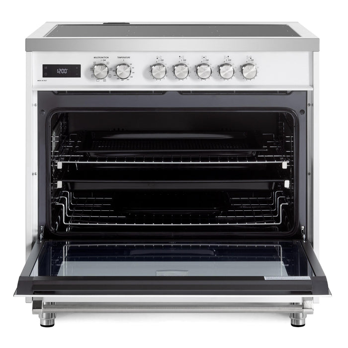 Verona Ultima 36-Inch 5.0 Cu. Ft. Colored Freestanding Induction Range with Five Cooking Zones, Dual Convection, and Air Fry