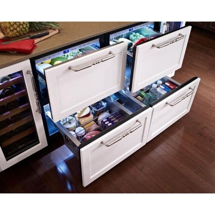 Perlick ADA-Compliant 4.8 cu.ft Indoor Freezer Drawers, Panel-Ready, Fully Integrated