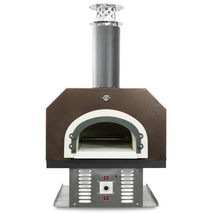Chicago Brick Oven CBO-750 Hybrid Built-In Countertop Residential Outdoor Pizza Oven Propane and Wood Fired – Copper Finish