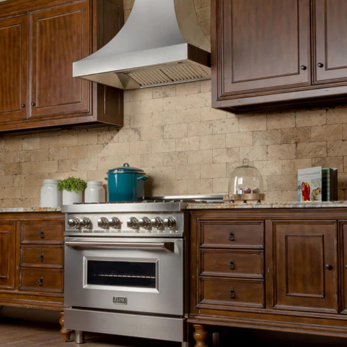 ZLINE  Designer 8632S Series Satin Stainless Steel Wall Mount Range Hood.