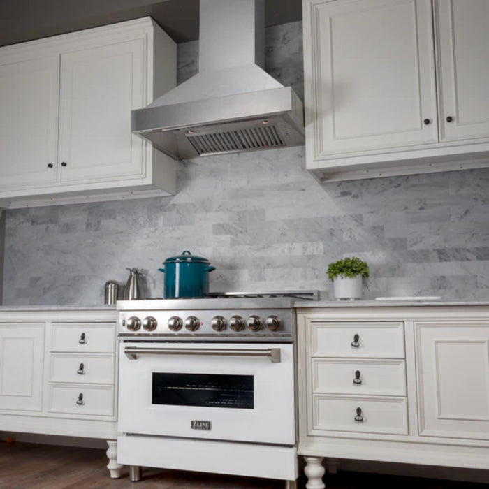 ZLINE Designer Series Satin Stainless Steel Wall Mount Range Hood