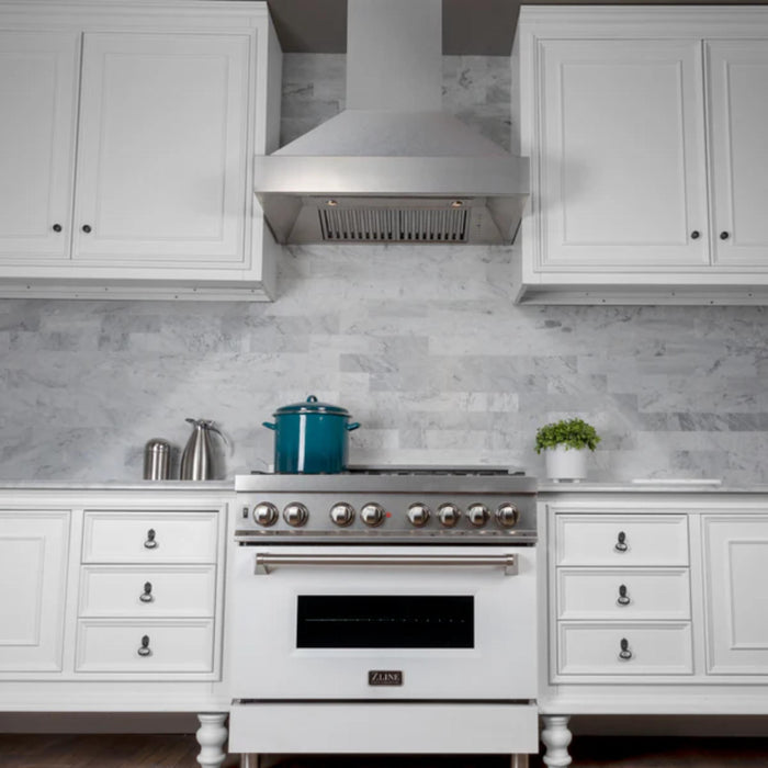 ZLINE Designer Series Satin Stainless Steel Wall Mount Range Hood