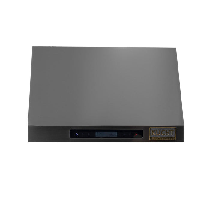 Kucht KRH 363A Under Cabinet Range Hood in Dark Titanium Stainless Steel