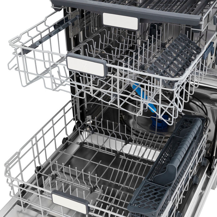 ZLINE 24" Monument Series Top Touch Control Dishwasher in Stainless Steel with Champagne Bronze Handle