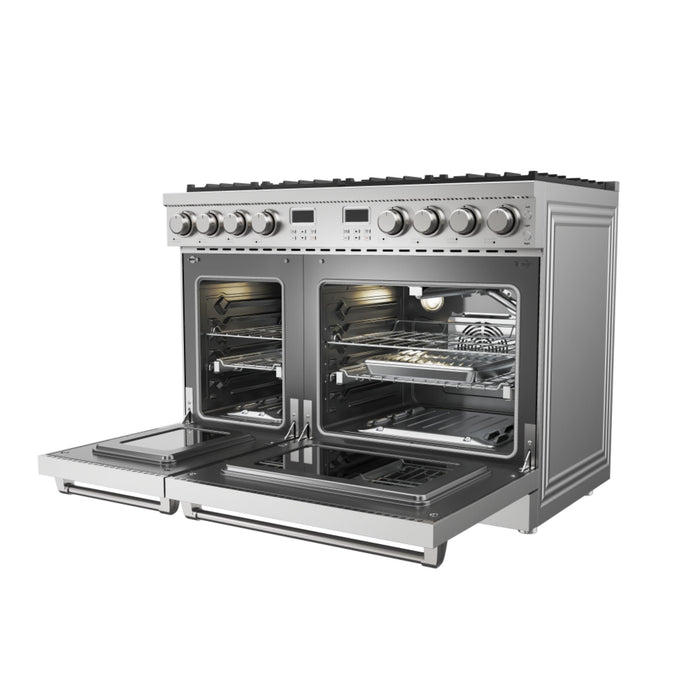Thor Kitchen ARG48LP 48 Inch Liquid Propane Gas Range – Contemporary Professional