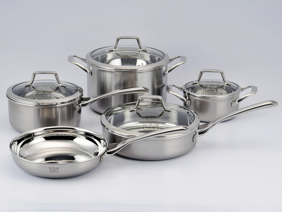 Kucht K16020 Cookware Set in Stainless Steel