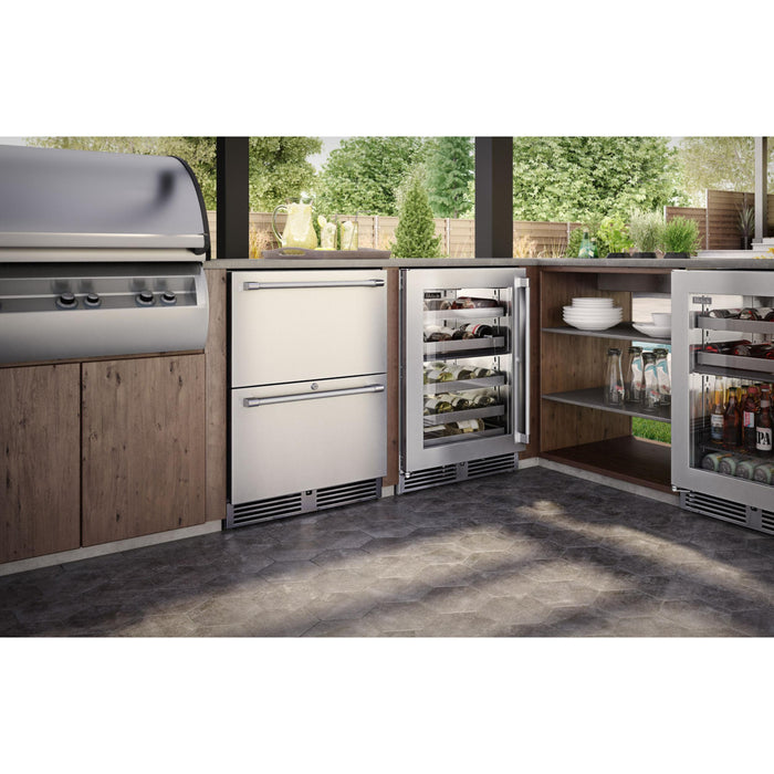 Perlick C-Series 24" Outdoor Refrigerator Drawers, Stainless Steel