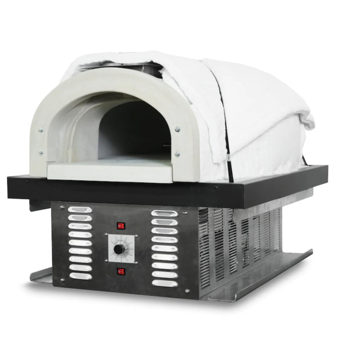 Chicago Brick Oven CBO-750 Hybrid DIY Kit Built-In Commercial Propane and Wood Fired 6-Piece Pizza Oven