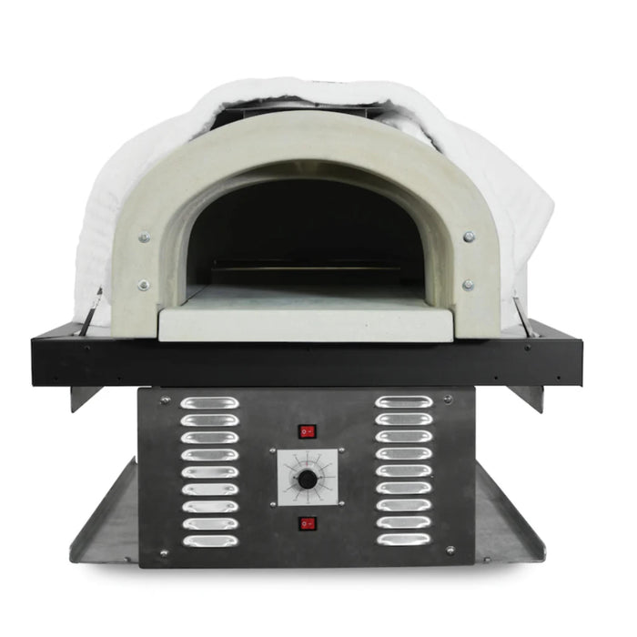 Chicago Brick Oven CBO-750 Hybrid DIY Kit Built-In Commercial Propane and Wood Fired 6-Piece Pizza Oven