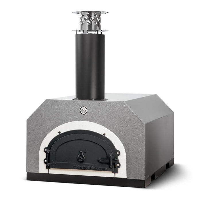 Chicago Brick Oven CBO-500 Countertop Wood Fired Pizza Oven – Silver Vein Finish