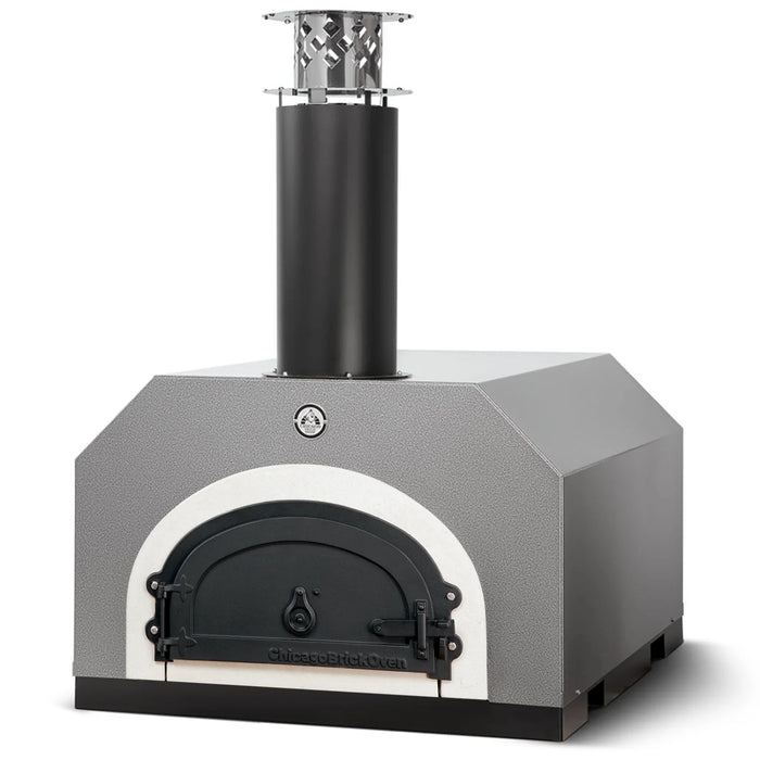 Chicago Brick Oven CBO-750 Countertop Wood-Fired Pizza Oven – Silver Finish