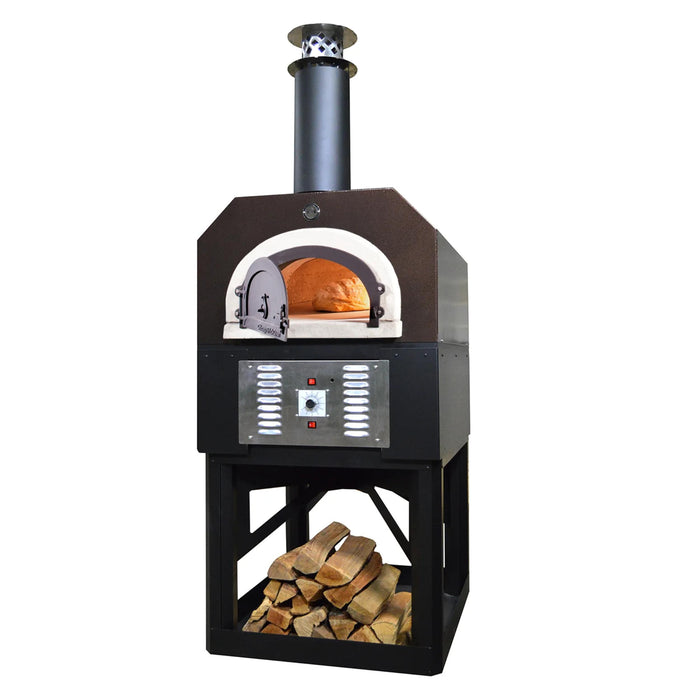 Chicago Brick Oven CBO-750 Hybrid Freestanding Commercial Pizza Oven with Stand, Natural Gas – Copper Vein Finish