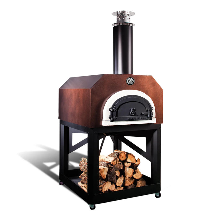 Chicago Brick Oven CBO-750 Mobile Stand Wood Fired Pizza Oven – Copper Vein Finish