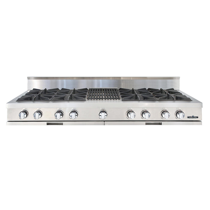 Capital Culinarian Series 60-Inch 8 Burner Specialty Cooktop Rangetop
