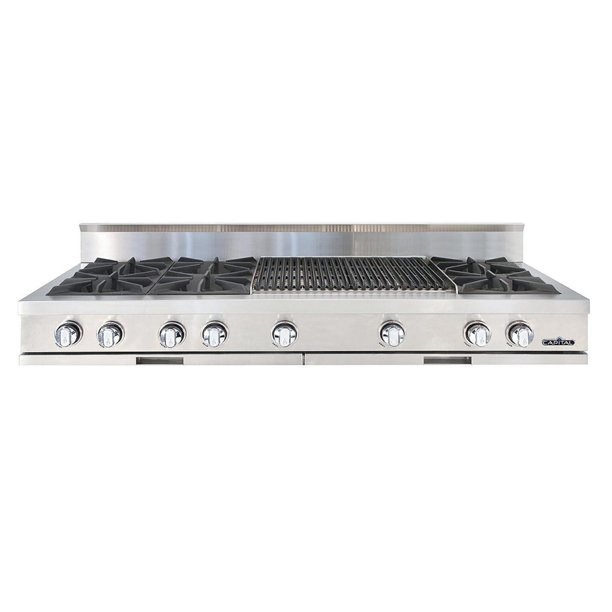 Capital Culinarian Series 60-Inch 6 Burner Specialty Cooktop Rangetop ...