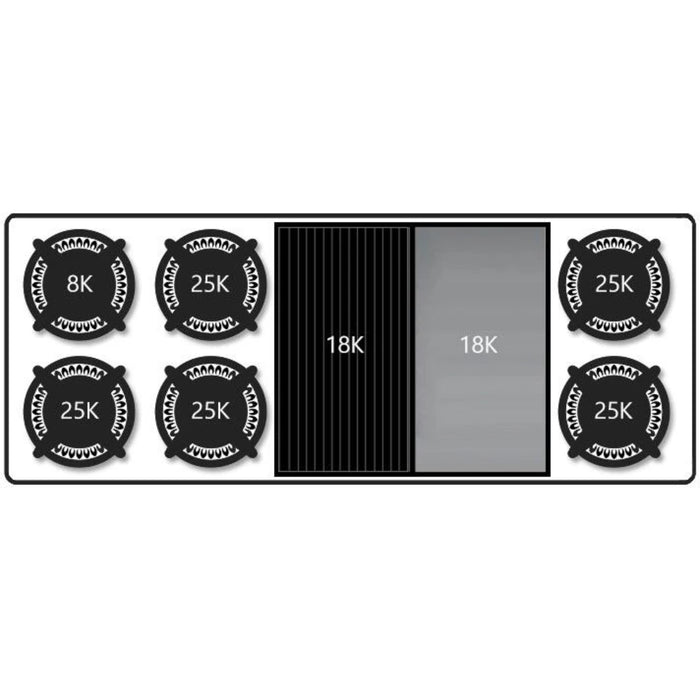 Capital Culinarian Series 60-Inch 6 Burner Specialty Cooktop Rangetop