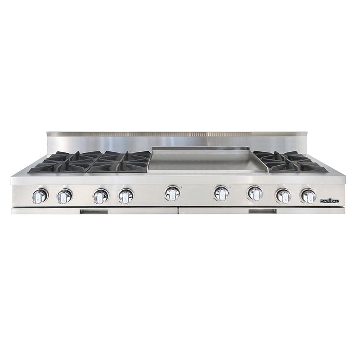 Capital Culinarian Series 60-Inch 6 Burner Specialty Cooktop Rangetop