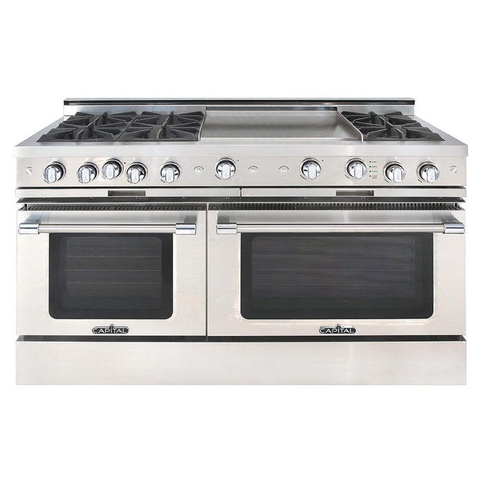 Capital Culinarian Series 60-Inch All Gas 6 Burner Specialty Cooktop Range