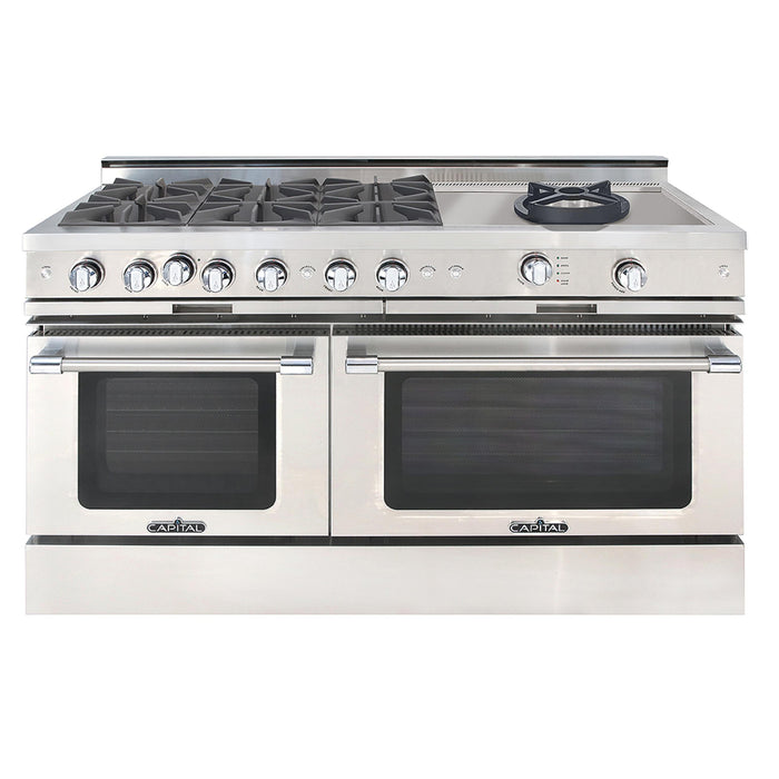 Capital Culinarian Series 60-Inch All Gas 6 Burner Specialty Cooktop Range