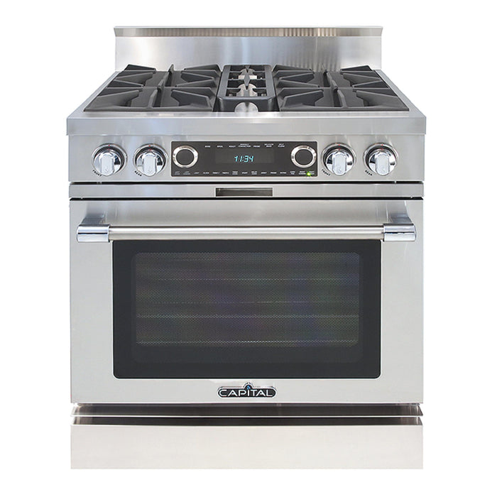 Capital Grand Chef Series 30-Inch Dual Fuel 4 Open Burner Range