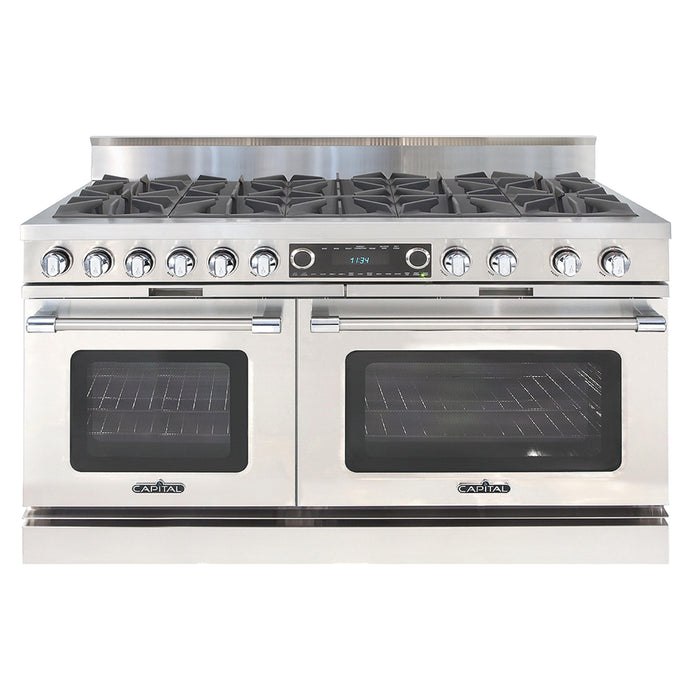 Capital Grand Chef Series 60-Inch Dual Fuel 10 Open Burner Range