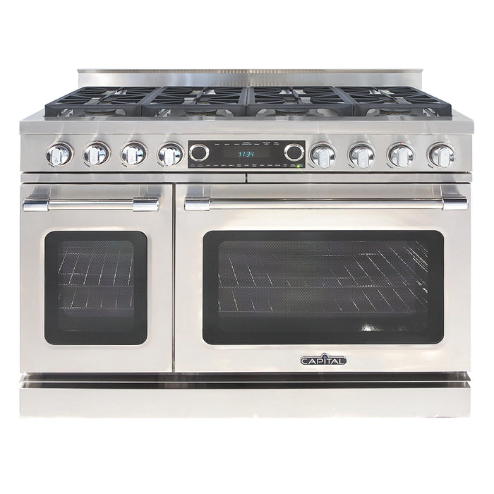 Capital Grand Chef Series 48-Inch Dual Fuel 8 Burner Convection Master Range