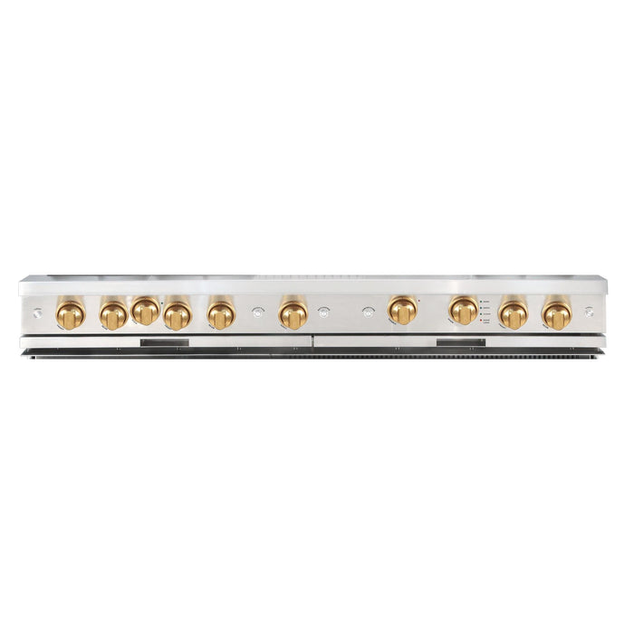 Brass Satin Knob Upgrade for 48" & 60" Ranges and Rangetops