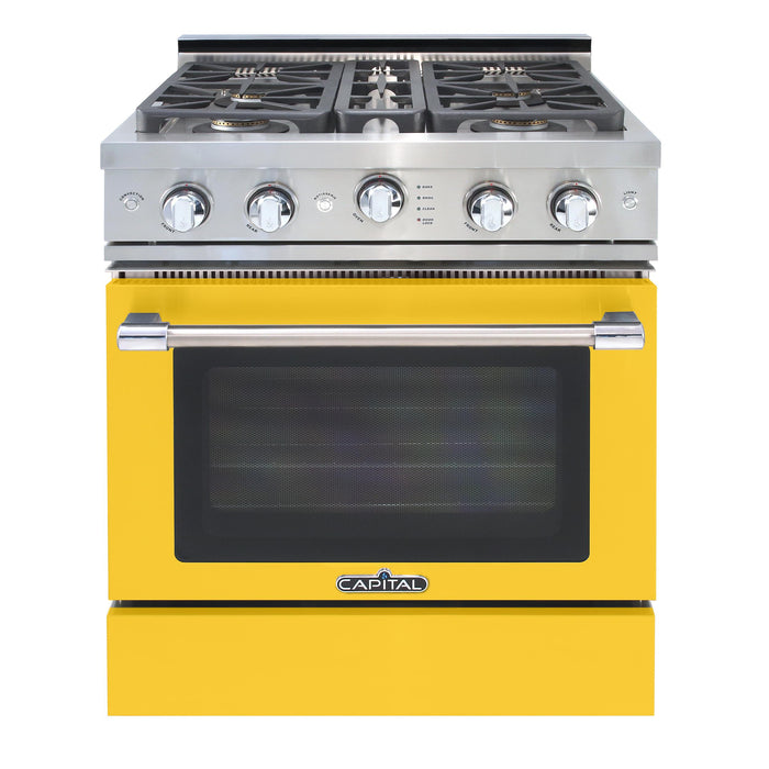 Capital Grand Chef Series 30-Inch All Gas 25K BTU 4 Burner Open Burner Range