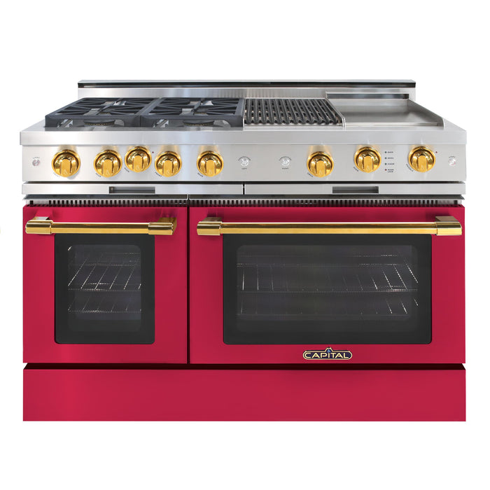 Brass Polished Knob Upgrade for 48" & 60" Ranges and Rangetops