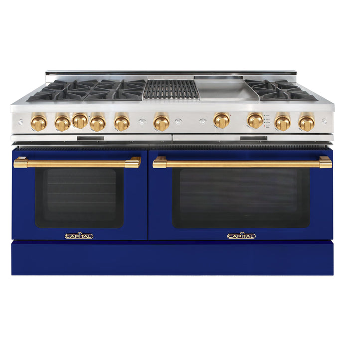 Brass Satin Knob Upgrade for 48" & 60" Ranges and Rangetops