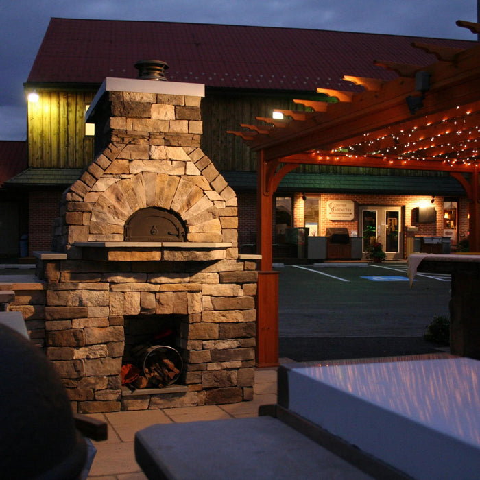 Chicago Brick Oven CBO-750 DIY Kit Built-In Wood-Fired Outdoor Pizza Oven for Residential Use