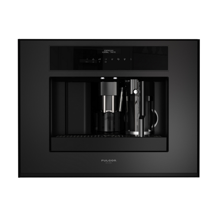 Fulgor Milano 24-Inch Coffee System, 700 Series, Fully Automatic, Matte Black Finish