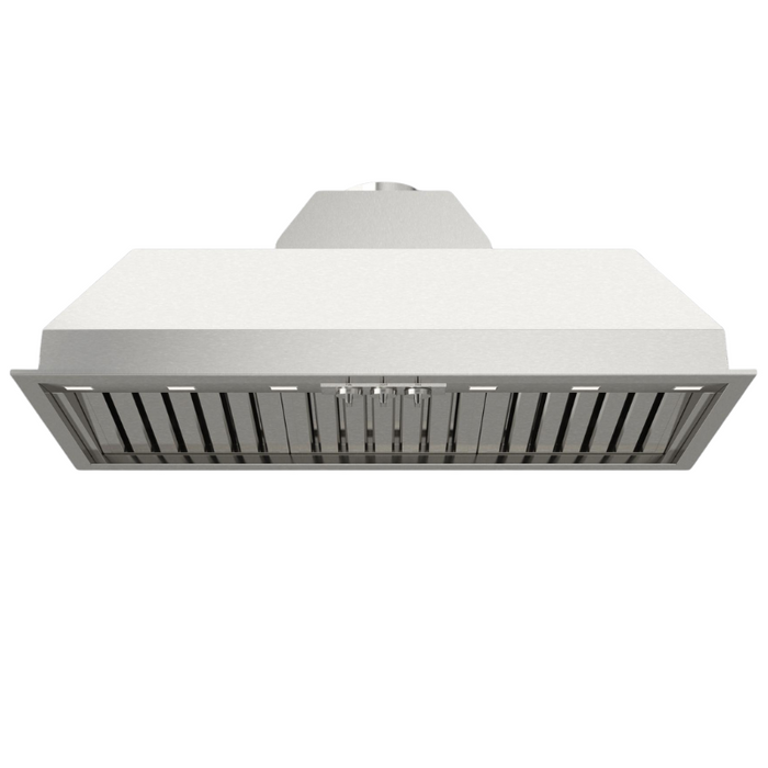 Fulgor Milano 46-Inch Pro Built-In Hood, 600 Series, 1000 CFM, Insert, Baffle Filters